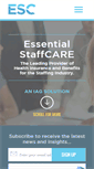 Mobile Screenshot of essentialstaffcare.com